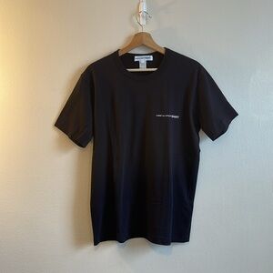 Comme des Garcons SHIRT Classic Logo Black T-Shirt Large